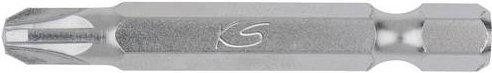 KS Tools Kreuzschlitz-Bit PZ1 aus Stahl, Antrieb 1/4 Zoll (6,3 mm), Farbe Silber - Bild 1