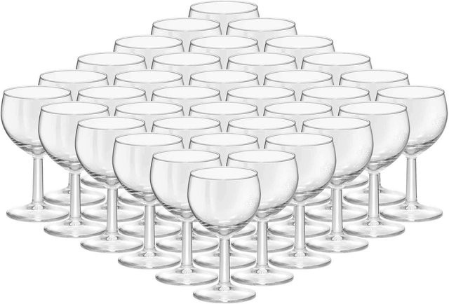 Van Well Weingläser Ballon Profi, transparent, 36er Set, 0,1 l - Bild 1