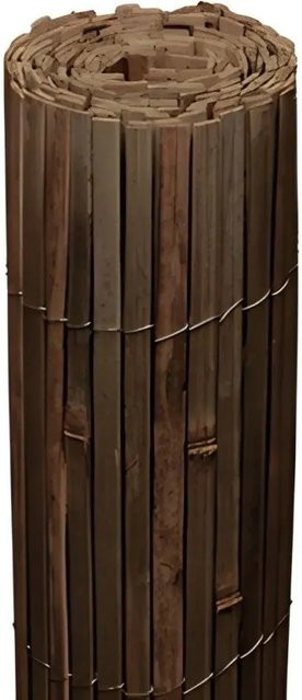 Sol Royal SolVision B55 Sichtschutzzaun Bambusmatte Braun, Höhe: 120 cm, Breite: 600 cm - Bild 1