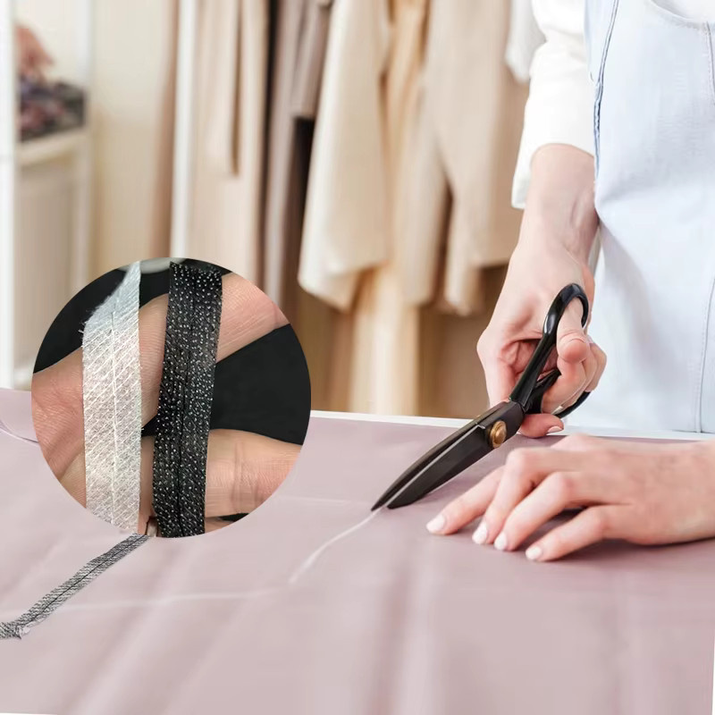 10 Meter einseitiges Heißklebe-Interlining aus Vlies für DIY-Handarbeiten und Näharbeiten in Weiß - Bild 6