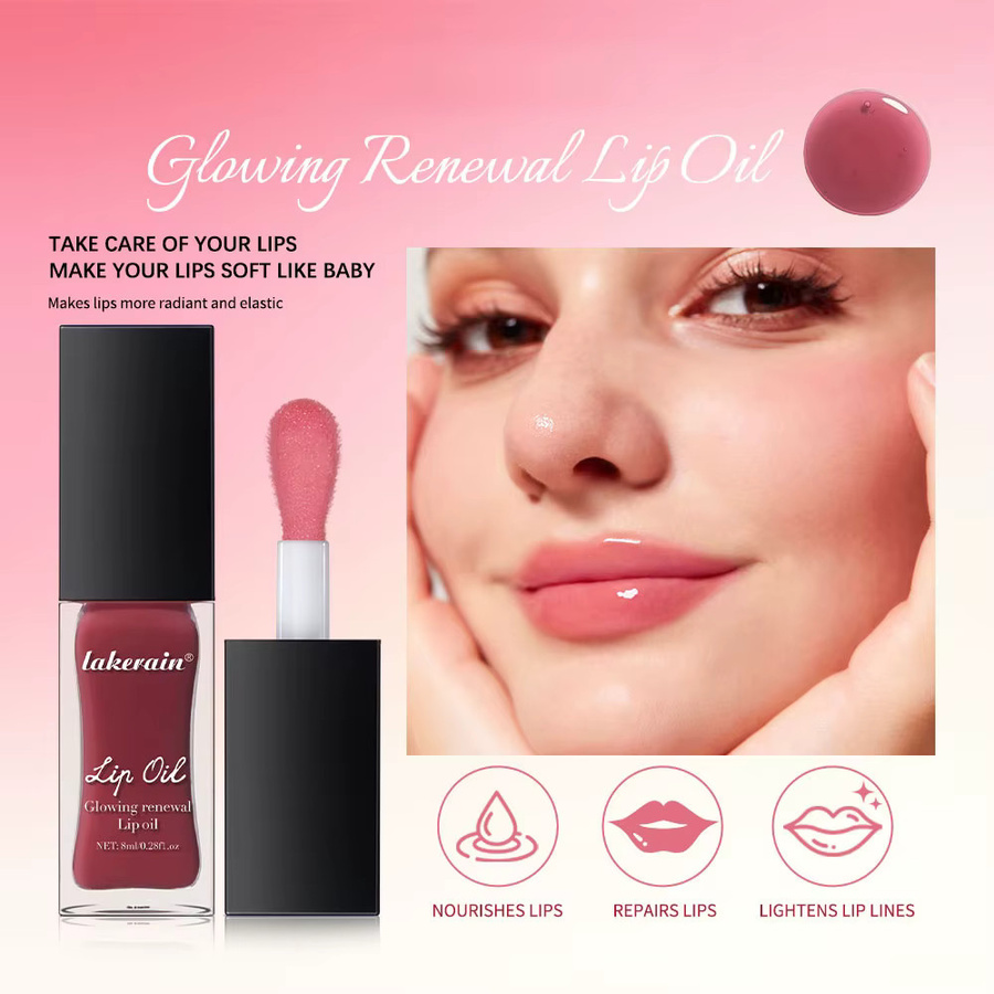 Lakerain Glow Reviver Lippenöl, Honig, Unisex - Bild 2