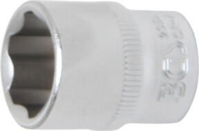 BGS Super Lock Steckschlüssel-Einsatz aus Chrom-Vanadium mit 1/4 Zoll Antrieb und 14 mm Schlüsselweite in Silber - Bild 1