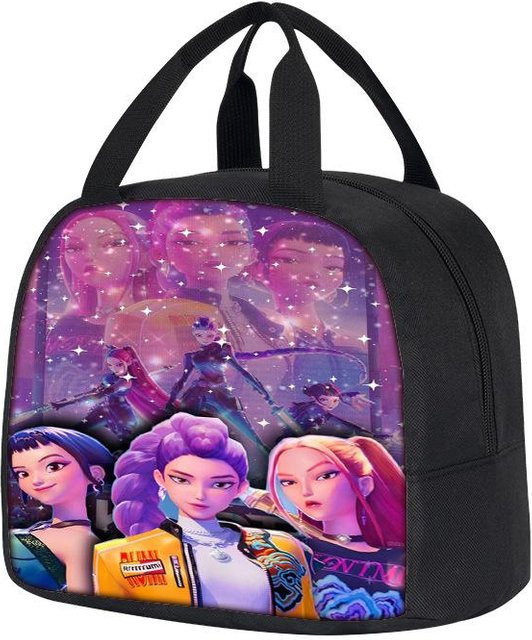 KTB KPop Dämonenjäger Brotdose Lunch Bag für Kinder und Schüler in Multicolour - Bild 1