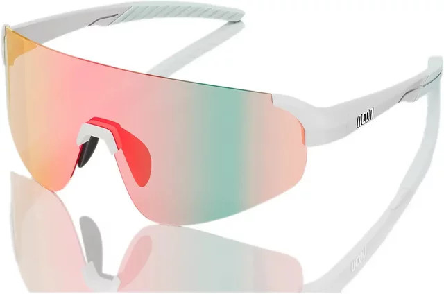 Neon Superfly Sonnenbrille, randlos, wrap, weiß, multicolor, Unisex - Bild 1
