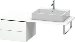 Duravit L-Cube Unterschrank in Weiß mit 2 Schubkästen B: 52 cm, T: 54,7 cm, H: 40 cm - Bild 1