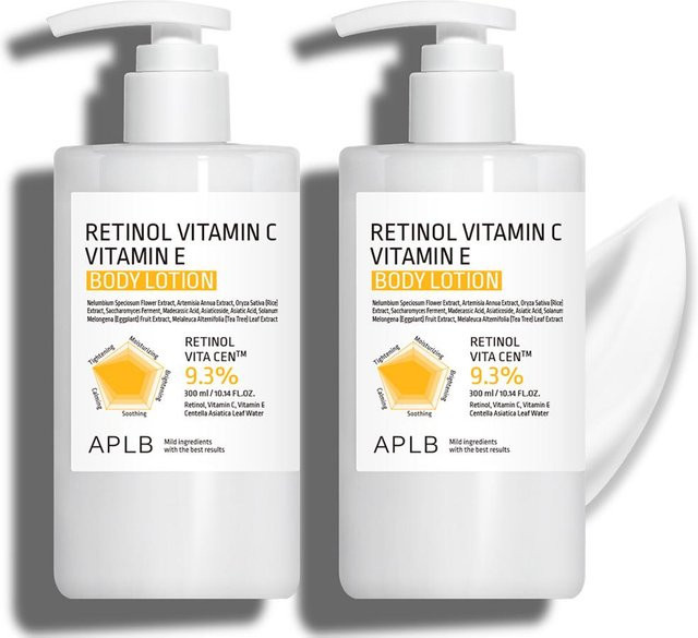 APLB Retinol Vitamin C Vitamin E Körperlotion, 300 ml - Bild 1