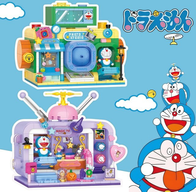BALODY Doraemon Kamera Bausteine Puzzle, ab 6 Jahren - Bild 1