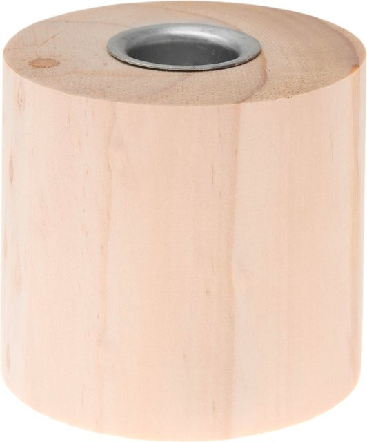 Rico Design Holz-Kerzenhalter in Natur für Stabkerzen und Spiralkerzen - Bild 1