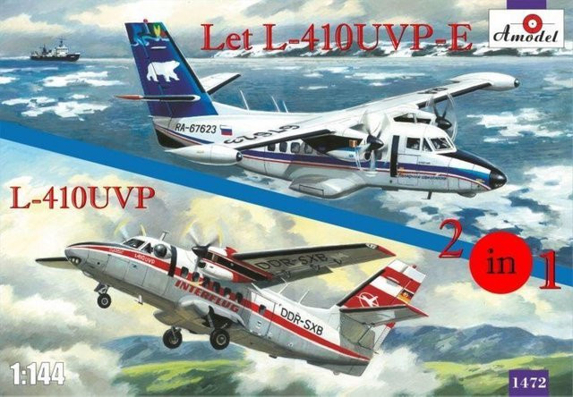 A-Model Let L-410UVP-E & L-410UVP Flugzeug, 2-teiliges Set, Maßstab 1:144 - Bild 1