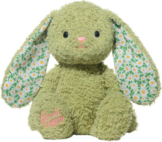 Kidsly Floral Langohriger Hase Plüschpuppe, Weiß Lila Grün, ab 14 Jahren - Bild 1