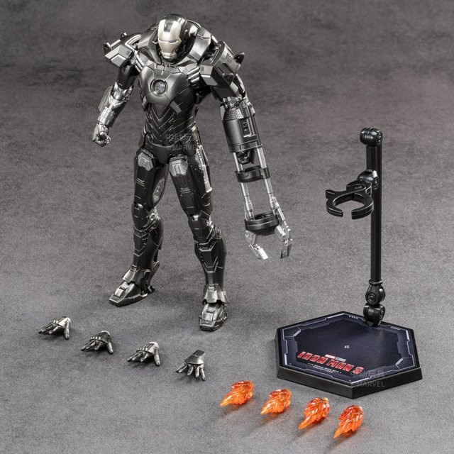 ZD Toys Iron Man Actionfiguren, Marvel, Mecha-Modell, Bewegliche Anime Avengers Sammlerfiguren - Bild 1