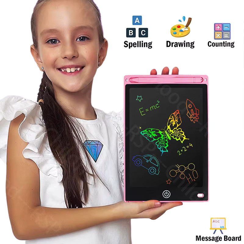 LCD Schreiben Tablet, Blau, Montessori Pädagogisches Spielzeug - Bild 3
