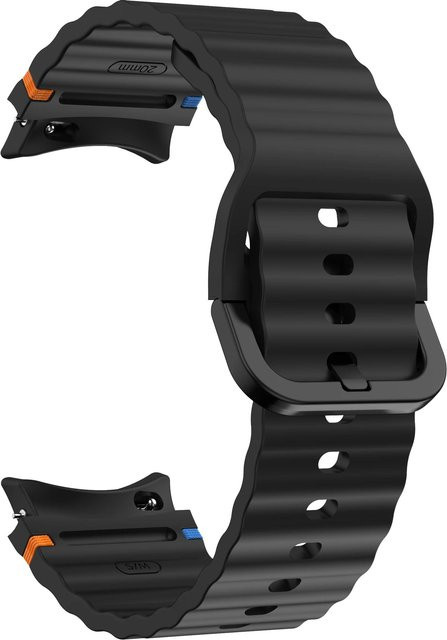 CAOWTAN Uhrenarmband Silikon, schwarz, Unisex - Bild 1