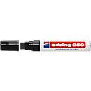Edding Permanentmarker 850 mit Keilspitze, Schwarz - Bild 3
