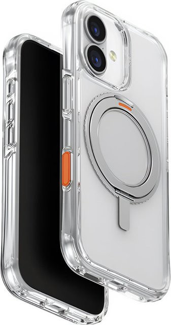 UNIQ Swivix Schutzhülle für Apple iPhone 17 in Silber und Transparent - Bild 1
