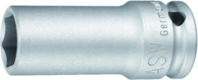 ASW Kraftschraubereinsatz 1 Zoll 6 KT in Silber, Länge: 100 mm - Bild 1