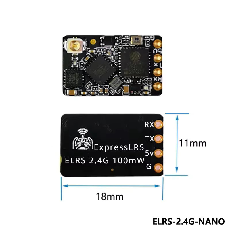 BETAFPV ExpressLRS 2,4GHz Nano Empfänger mit T-Typ Antenne und WLAN-Upgrade für FPV RC Drohnen - Bild 2