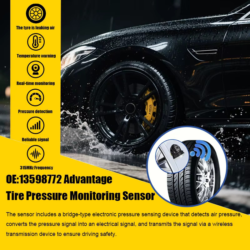 ANWAYTECH Reifendrucksensor 315MHz in Schwarz passend für Chevrolet Buick Cadillac ATS CT5 GMC Holden Ersatz für 13598772 13522630 - Bild 2