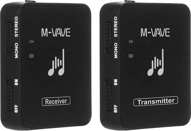 MVAVE WP10 Drahtloses Kopfhörer-Monitor-Übertragungssystem mit 2,4 GHz Sender in Schwarz - Bild 1