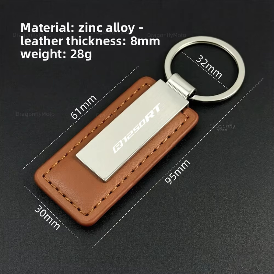 Schlüsselanhänger aus PU-Leder, Unisex - Bild 1