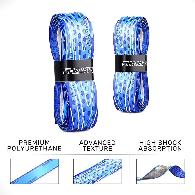 Marbit Rutschfestes und stoßdämpfendes PU-Klebeband für Baseball-, Hockey-, Cricket- und Softballschläger, mehrfarbig, 1,75 mm - Bild 4