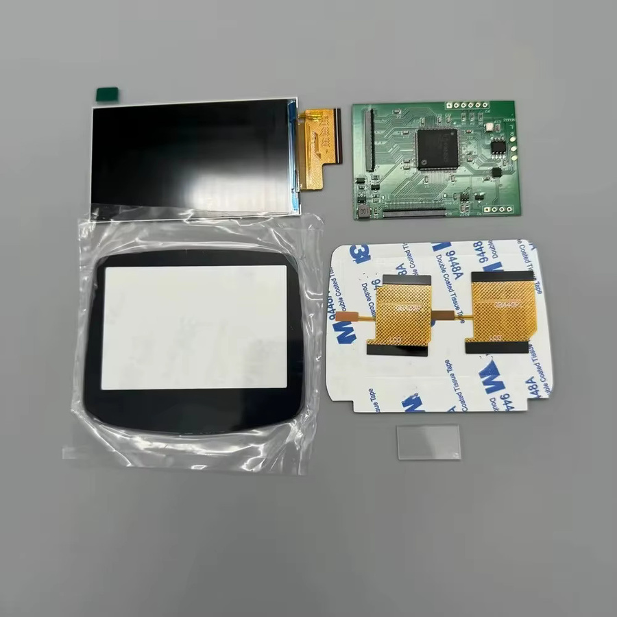 CEYYOR V5.4 Gaming IPS LCD-Bildschirm für GBA in Schwarz mit hoher Helligkeit und Warmlicht-Technologie für Retro-Gehäuse ohne Schweißen - Bild 2