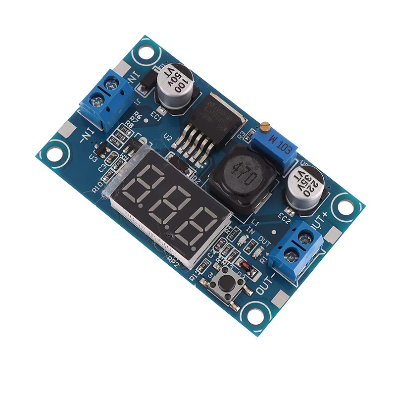 LM2596 DC-DC Step Down Spannung Regler Modul Einstellbarer Buck Converter 3,2 V bis 35 V zu 1,25-35 V in Blau - Bild 2