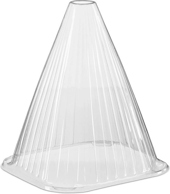 Relaxdays Pflanzenhut aus transparentem PVC als Pflanzenschutz Set, 24 Stück, B/T/H: 22 x 19 x 19 cm - Bild 1
