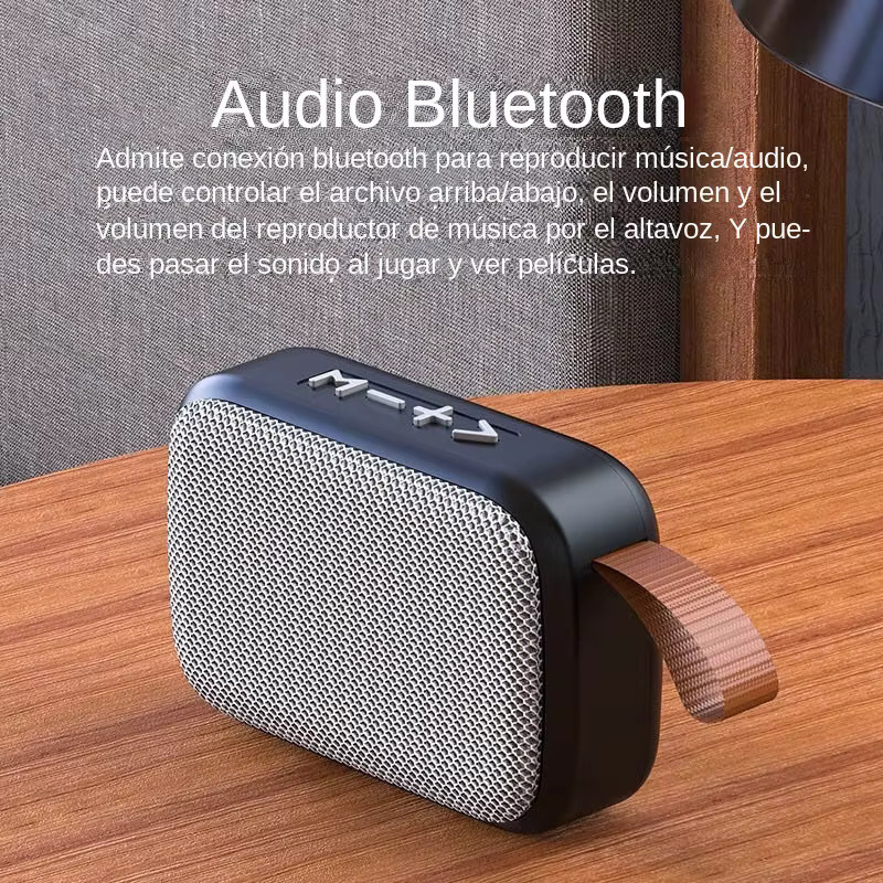 Tragbarer Mini-Bluetooth-Lautsprecher Mrgabwte Soundbar mit Bluetooth 5.0 und 500 mAh Akku für Outdoor und Indoor in Schwarz oder Grün - Bild 6