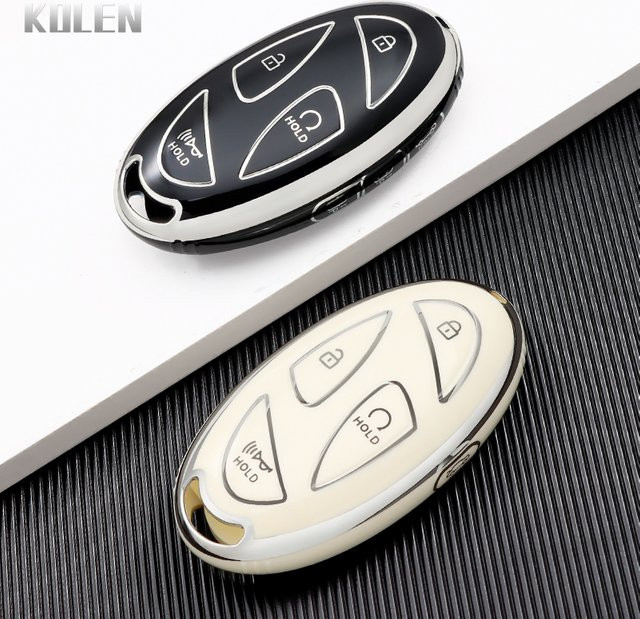 KOLEN TPU Schlüsselhülle für Hyundai IONIQ 6, Grand Prix GN7 und Kona 5 mit 7 Tasten Schutzhülle für Keyless Fob - Bild 1