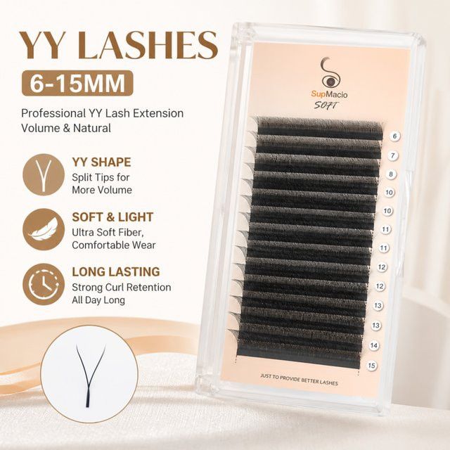 Supmacio YY Lash Wimpernverlängerung, Black, Unisex - Bild 1