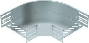 OBO Bettermann Bogen 90 Grad RB 820 FS bandverzinkt silber B/H: 8,5 x 20 cm - Bild 1