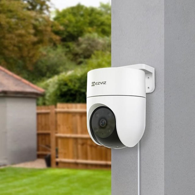 EZVIZ H8C 3MP Outdoor-Überwachungskamera mit 2K Auflösung, Schwenk-Neige-Funktion und WLAN in Weiss - Bild 1