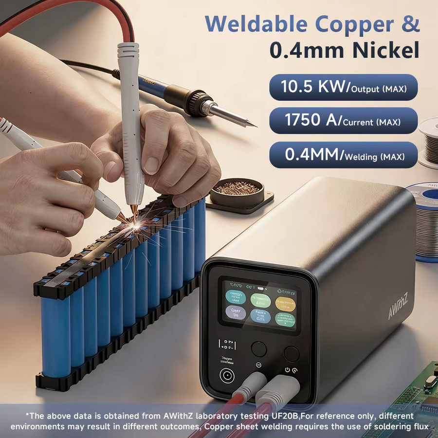Podofo UF20B Fußbetätigter Kondensator-Punktschweißer 10,5KW für Batterie-Montage und Reparatur - Bild 4
