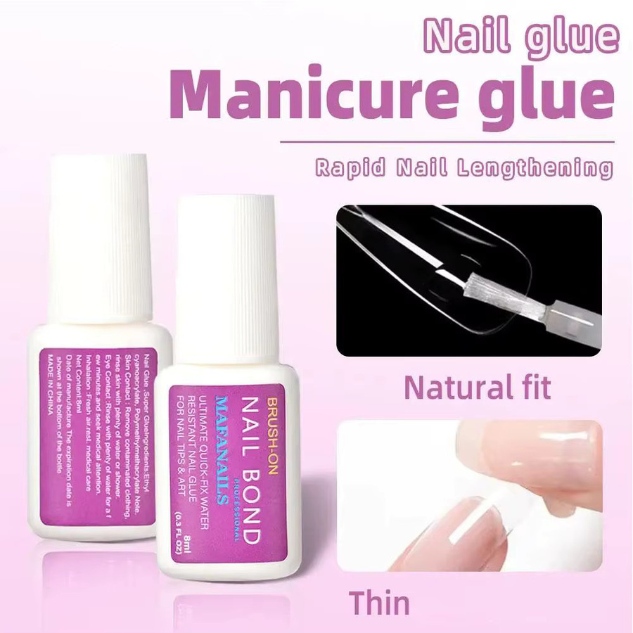 UV-Nagelkleber für künstliche Nägel, schnell trocknend, Unisex - Bild 4