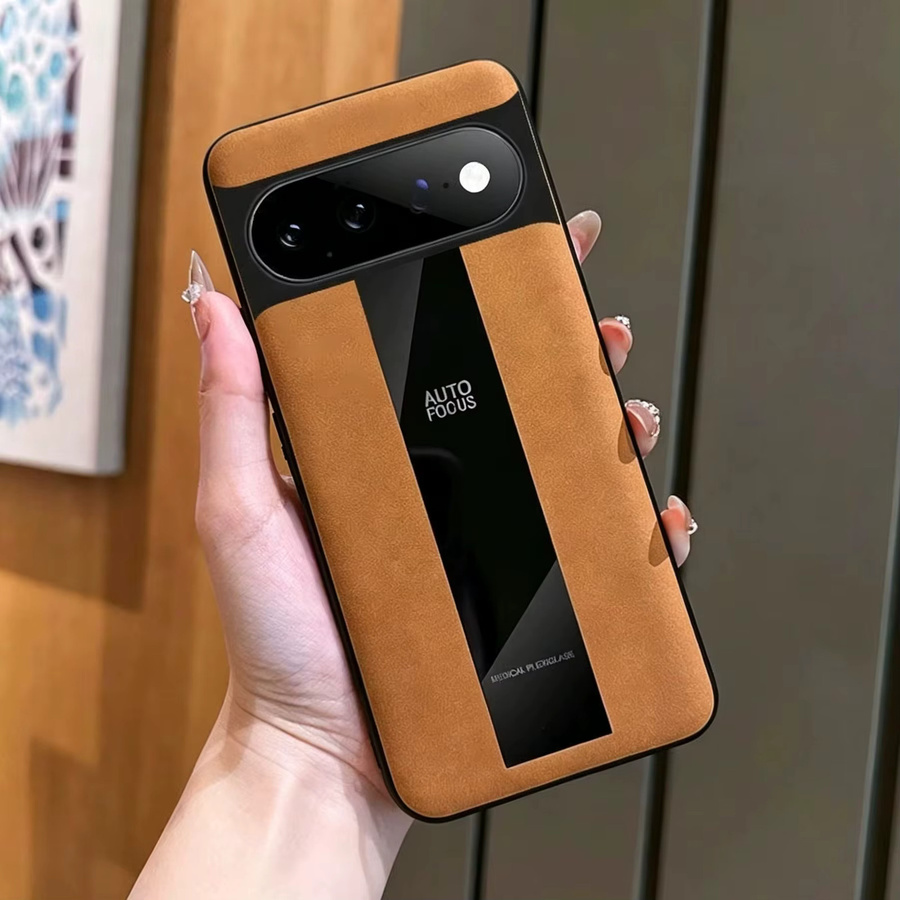Luxus-Schutzhülle aus Wildlederimitat für Google Pixel 11 10 9 8 Pro XL 10A in Blau mit Business-Design und rutschfester Rückseite - Bild 1