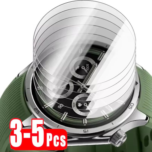 3 bis 5 Stück Displayschutzfolie für OnePlus Watch 3 aus gehärtetem Glas, transparent, kratzfester Schutz - Bild 1