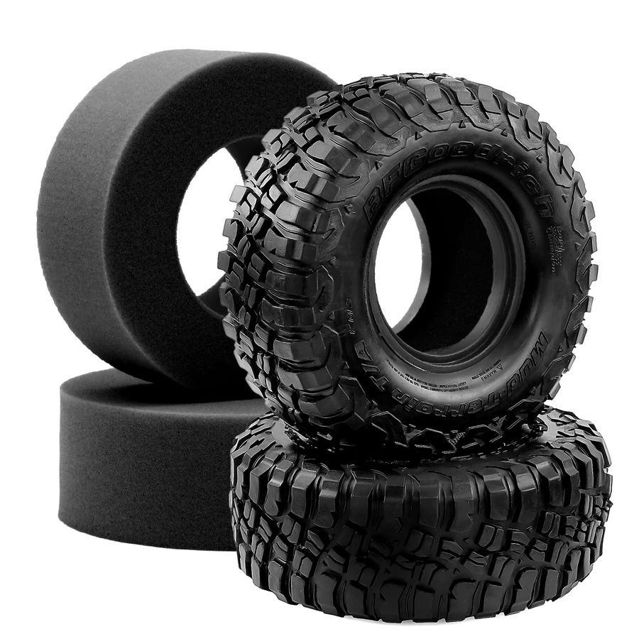 RED SPIDER RC Crawler Reifen, 4-teiliges Set, Gummi, 120mm - Bild 3