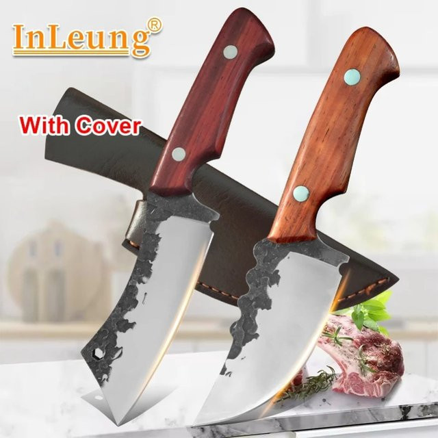 InLeung Ausbeinmesser mit Holzgriff und silberner Klinge - Bild 1