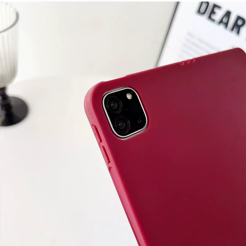 Weiche TPU-Hülle für Apple iPad verschiedene Generationen in Grau und Rot - Bild 2