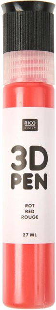 Rico Design 3D Pen in Rot - Bild 1