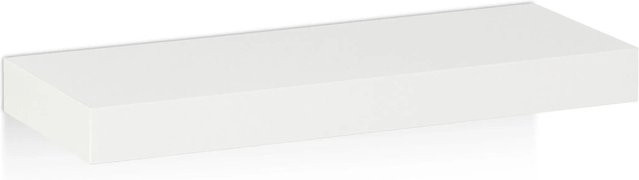 Relaxdays Wandregal 3er Set aus MDF und Eisen in Weiß, B/T/H: 38 x 15 x 3,5 cm - Bild 1