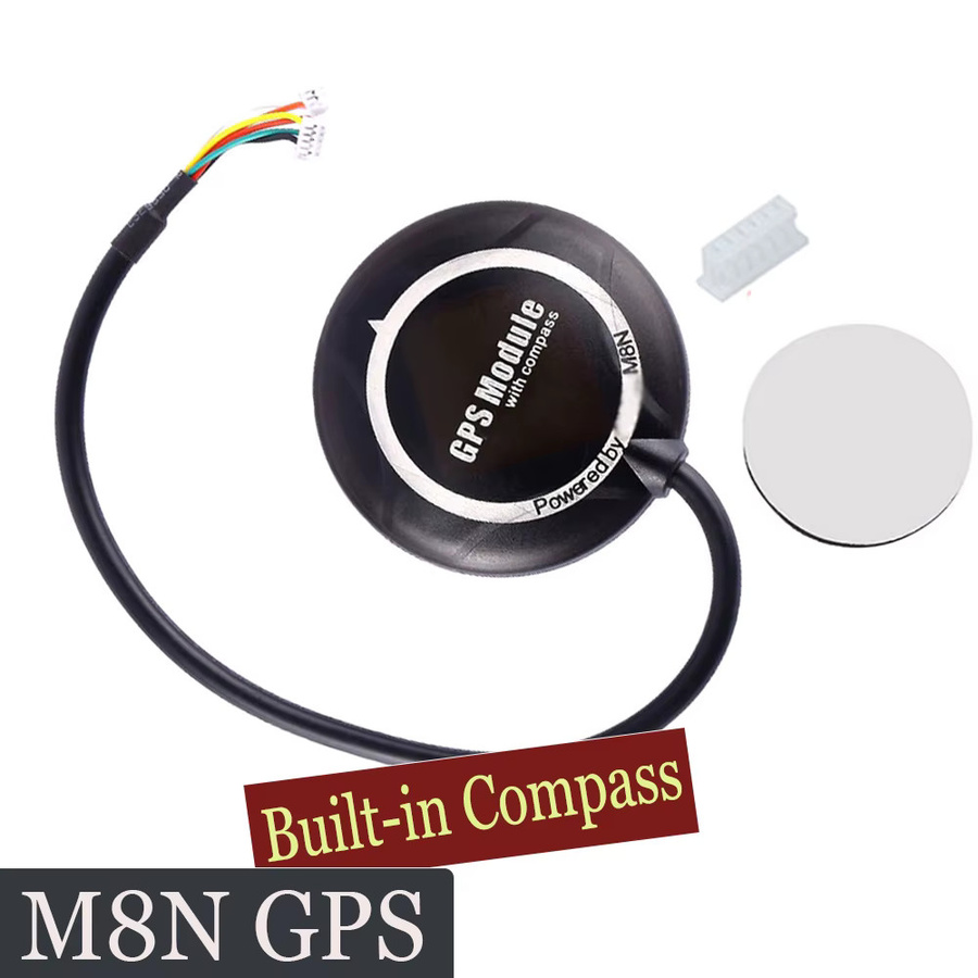 QX-MOTOR M8N NEO-M8N GPS-Modul mit integriertem Kompass für APM PIX Pixhawk PX4 Flight Controller Drohnen in Schwarz - Bild 5