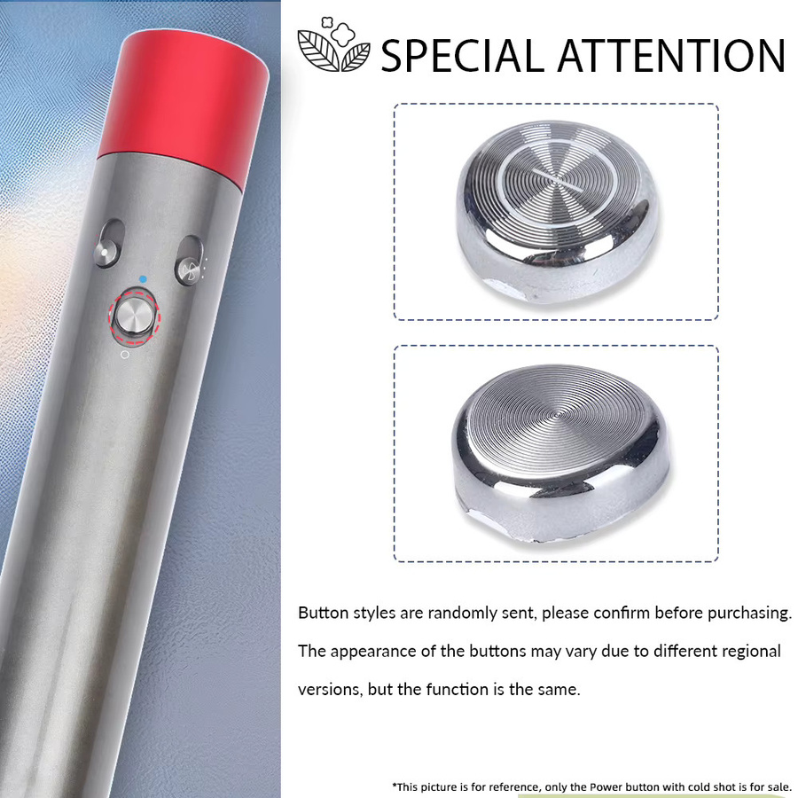 Dyson Airwrap Hair Styler Ersatz-Power-Taste mit Cold Shot Schiebeknopf - Bild 2