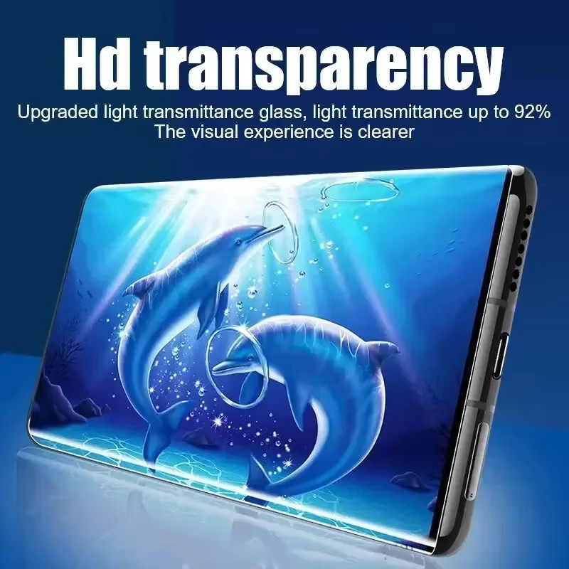 2er-Pack Panzerglas Displayschutz für Oppo Reno 12 11 10 Pro und Find X8 Pro X7 X6 X5 X3 X2 in Transparent - Bild 3