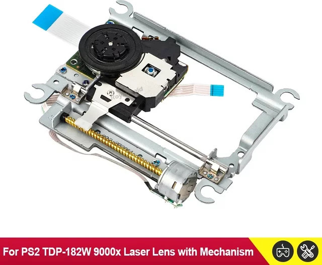 Royaldraid Ersatz Laserlinse TDP-182W für PS2 mit Deck-Mechanismus, Optische Linse für 9000X und 90000 - Bild 1