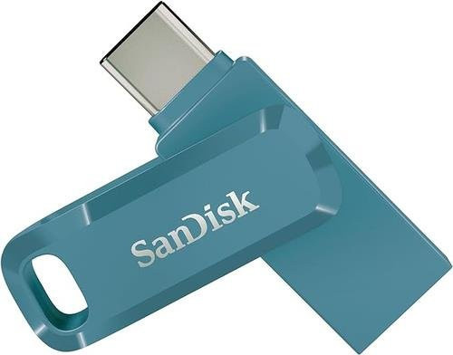 SanDisk Ultra Dual Drive Go USB-Flash-Laufwerk mit 256 GB, USB-C und USB-A, Farbe: Navagio Bay - Bild 1