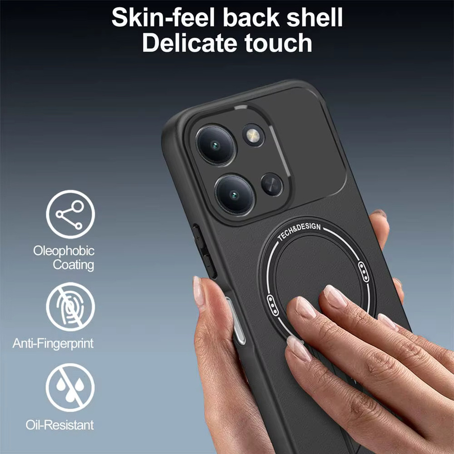 Xiaomi Schutzhülle Matte Rüstung mit Ständer für Poco X7 Pro X6 M7 Plus M6 Pro C65 C71 C61 F8 F7 Pro Ultra in Lila - Bild 2