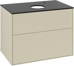 V&B Waschtischunterschrank Finion in Lackoptik, Breite: 80 cm, Tiefe: 50,1 cm, Höhe: 60,3 cm - Bild 1