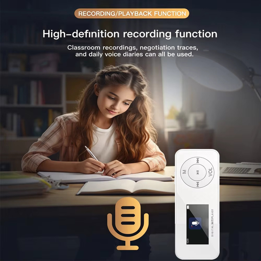 KEBIDU Tragbarer Bluetooth MP3-Player mit HiFi-Sound, FM-Radio und E-Book-Unterstützung - Bild 4